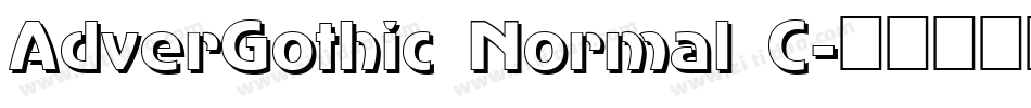AdverGothic Normal C字体转换